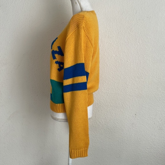 Vintage 90s Verenza Sports Knit Sweater Color Block - Picture 3 of 13